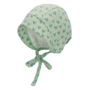 Sterntaler Bonnet hartjes groen