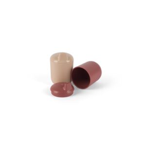 dantoy TINY BIO drinkbekerset, bordeaux/ sand kleuren