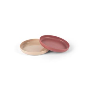 dantoy TINY BIO kinderservies, bordeaux/ sand kleuren