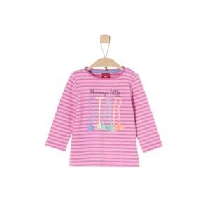 s.Oliver Girl s shirt met lange mouwen roze strepen