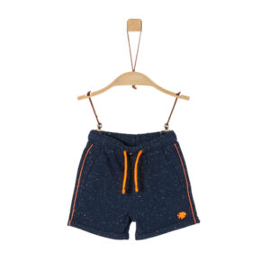s. Olive r Shorts donkerblauwe melange