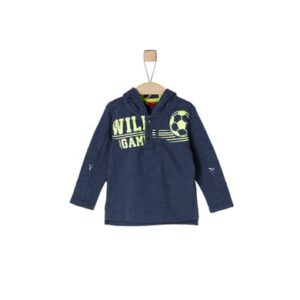 s.Oliver Boys Shirt met lange mouwen donkerblauw