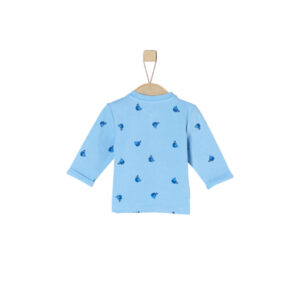 s.Oliver Shirt met lange mouwen lichtblauw aop
