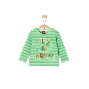 s.Oliver Boys Shirt met lange mouwen lichtgroen
