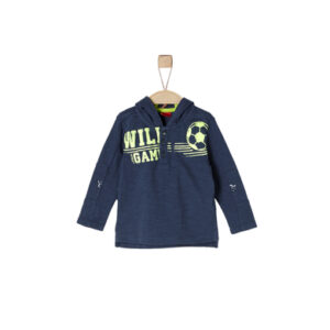 s.Oliver Boys Shirt met lange mouwen donkerblauw