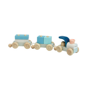PlanToys Trein met stapelwagen