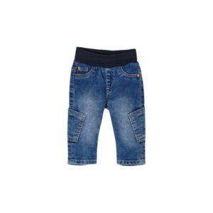 s. Olive r Jeans blauw uitgerekt denim