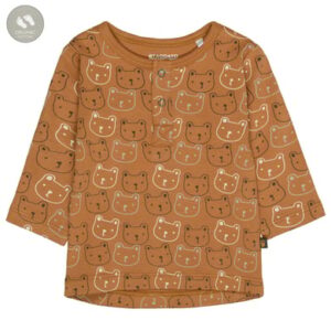 STACCATO Shirt kameelmotief