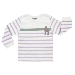 JACKY shirt met lange mouwen WOODLAND TALE off- white / stripes