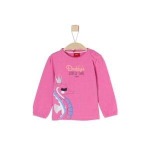 s.Oliver Girl s shirt met lange mouwen roze