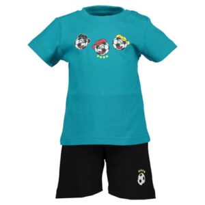 BLUE SEVEN Jongens Set van 2 T-Shirt + Capri broek Lagoon
