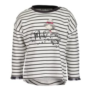 BLUE SEVEN Girl s Sweatshirt gebroken wit