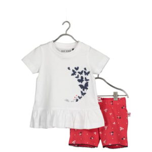 BLUE SEVEN Baby 2-delig setje tuniek + Shorts wit