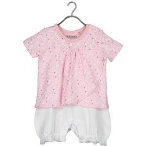 BLUE SEVEN Babyspeler Girls Roze Bloem