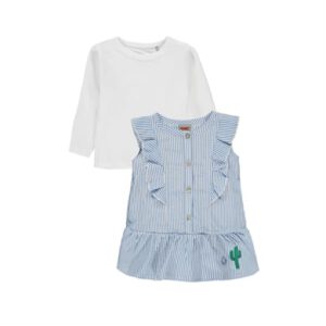 KANZ Girls Set 2-tlg y/d strip/multi color ed