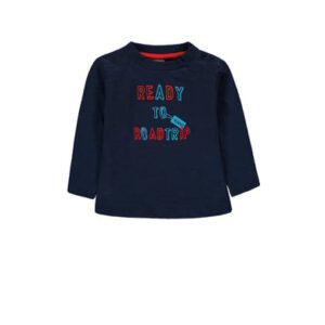 KANZ Jongens shirt met lange mouwen, insigne blauwblauw