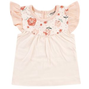 JACKY T-Shirt MID SUMMER off- white / roze gedessineerd