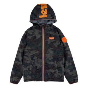 Levi’s® Windbreaker Jasje Tijm / Navy Camo voor kinderen