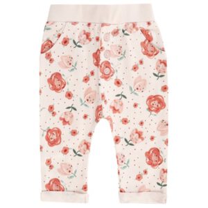 JACKY Sarouel broek MID SUMMER off- white / roze gedessineerd
