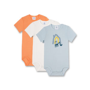 Sanetta Bodysuit 3-pack blauw