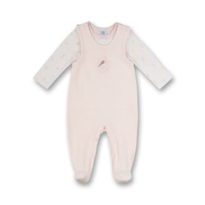 Sanetta Overall Set lichtroze