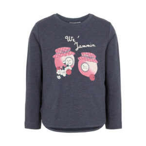 name it Girls Sweatshirt Valba Donkere Saffier
