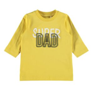 name it Shirt met lange mouwen NBMDIRONNE Oker