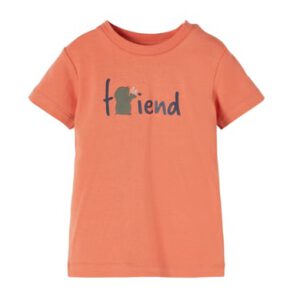 name it T-shirt NBMDEFAM Apricot Brandy