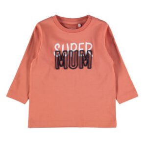 name it Shirt met lange mouwen NBMDIRONNE Apricot Brandy