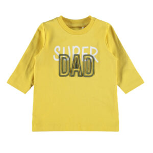 name it Shirt met lange mouwen NBMDIRONNE Oker