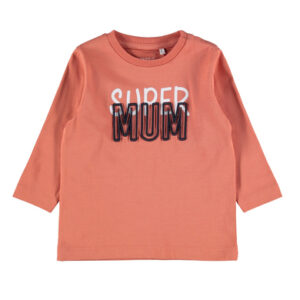 name it Shirt met lange mouwen NBMDIRONNE Apricot Brandy
