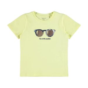 name it T-Shirt Nmffi summer Yellow Pear