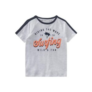 name it T-shirt NMMVASTI Light Grijs gemêleerd