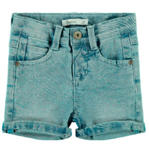 name it Shorts Nmmsofus Dnmbance light blauw denim