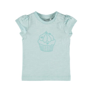 name it T-shirt Nbfhanne Pastel Turkoois