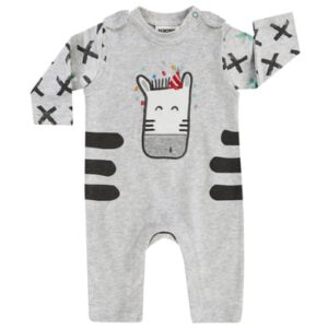JACKY Hardloopbroek set LEOPARDY licht grijs gemêleerd / allover bedrukt