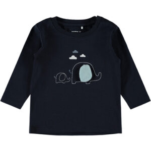 name it Jongens longsleeve shirt Nbmdifano donker saffier