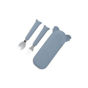 the cotton cloud Bestekset met etui Zoe de Koala smokey blue