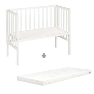 roba Co-sleeper safe asleep® 2 in 1 wit + matras
