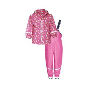 Playshoes Regen Set Sterren roze
