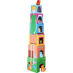 small foot® Stapelblokjes met figuren huisdieren