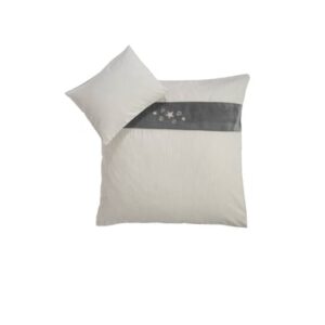Be Be ’s Collectie Beddengoed Ster Grijs 80×80 cm