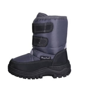Playshoes Winterlaarsje met klittenbandsluiting grijs