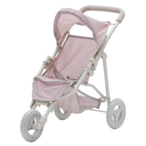 Teamson Kids Buggy, poppenwagen, Dots