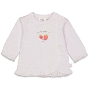 Feetje Shirt lange mouw Berry Sweet Wit