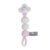 Speenkoord classic roze/baby roze/wit