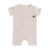 Boxpakje korte mouw Melange warm linen – 68