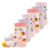 Ewers Babysokjes 6-pack Grafisch Roze