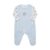 Fixoni Body & Velours Romper Hemelsblauw