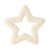 BIBS® Bijtring Baby Bitie Star vanaf 3 maanden in ivoorkleur